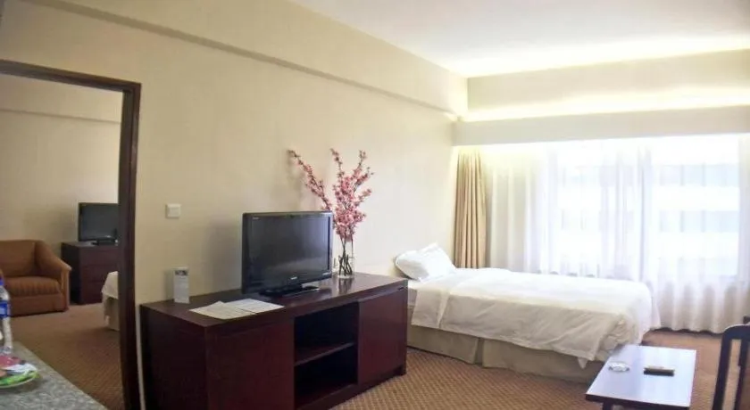 Bed in Dalian Grand Continent International Hotel