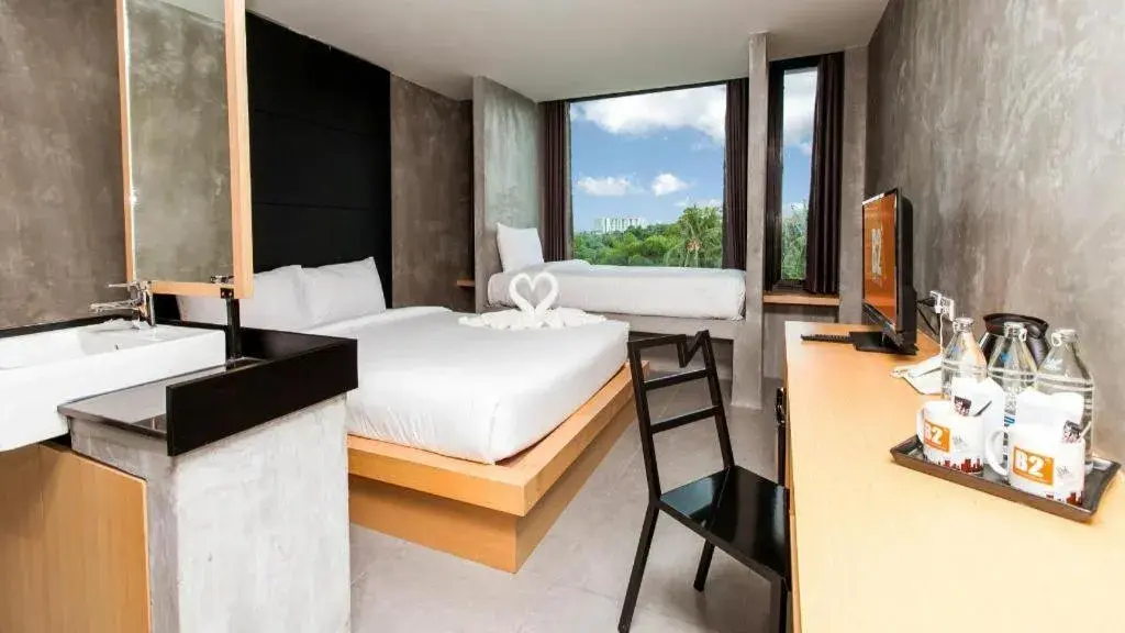 Bed in B2 Phuket Boutique & Budget Hotel Bed in B2 Phuket Boutique & Budget Hotel