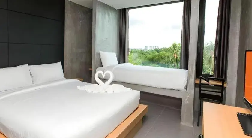 Bed in B2 Phuket Boutique & Budget Hotel Bed in B2 Phuket Boutique & Budget Hotel
