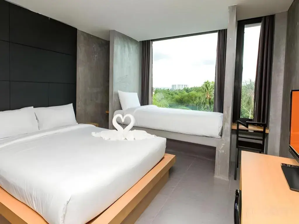 Bed in B2 Phuket Boutique & Budget Hotel Bed in B2 Phuket Boutique & Budget Hotel
