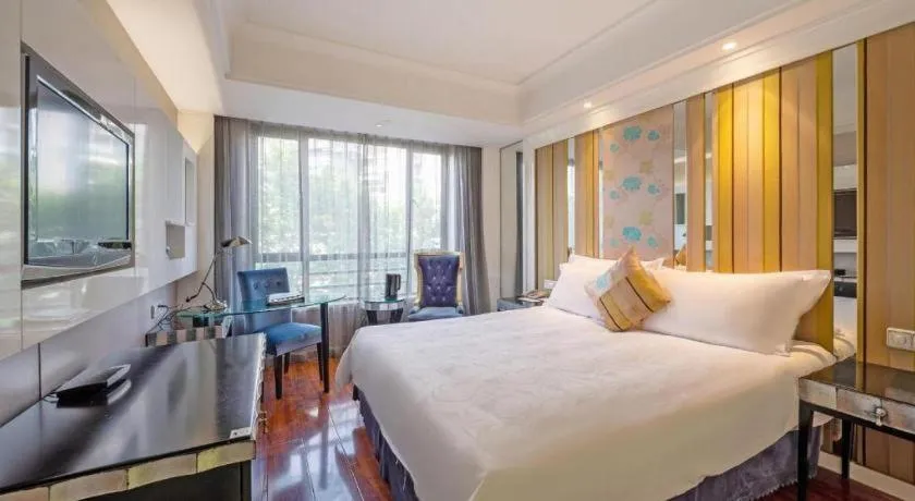 Bed in Wuyang Holiday Hotel Hangzhou