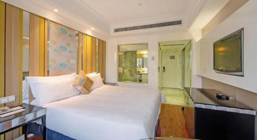 Bed in Wuyang Holiday Hotel Hangzhou