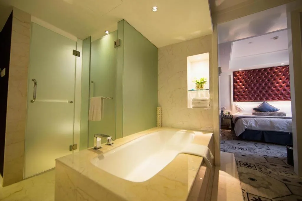 Bed in Wuyang Holiday Hotel Hangzhou