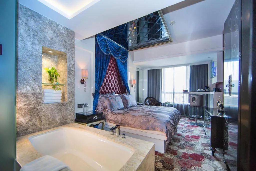 Bed in Wuyang Holiday Hotel Hangzhou