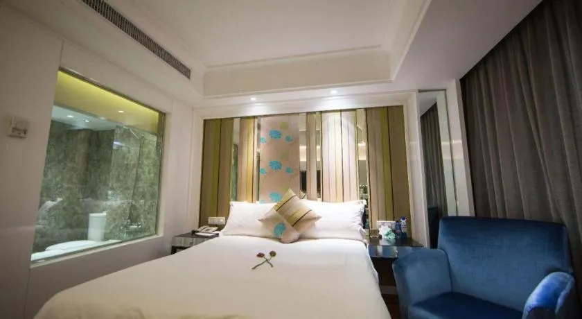 Bed in Wuyang Holiday Hotel Hangzhou