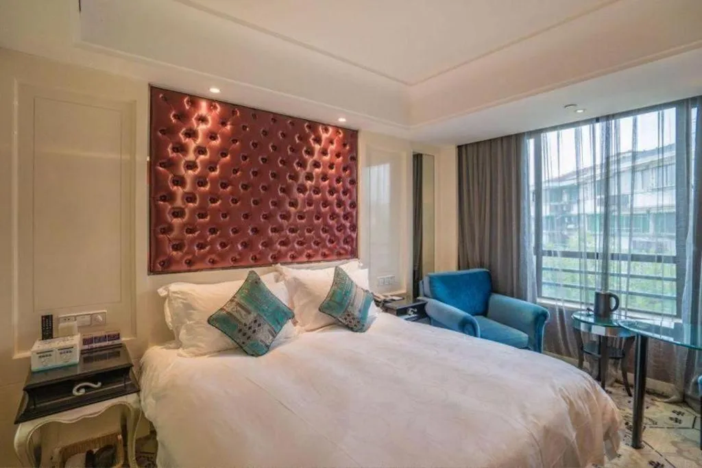 Bed in Wuyang Holiday Hotel Hangzhou