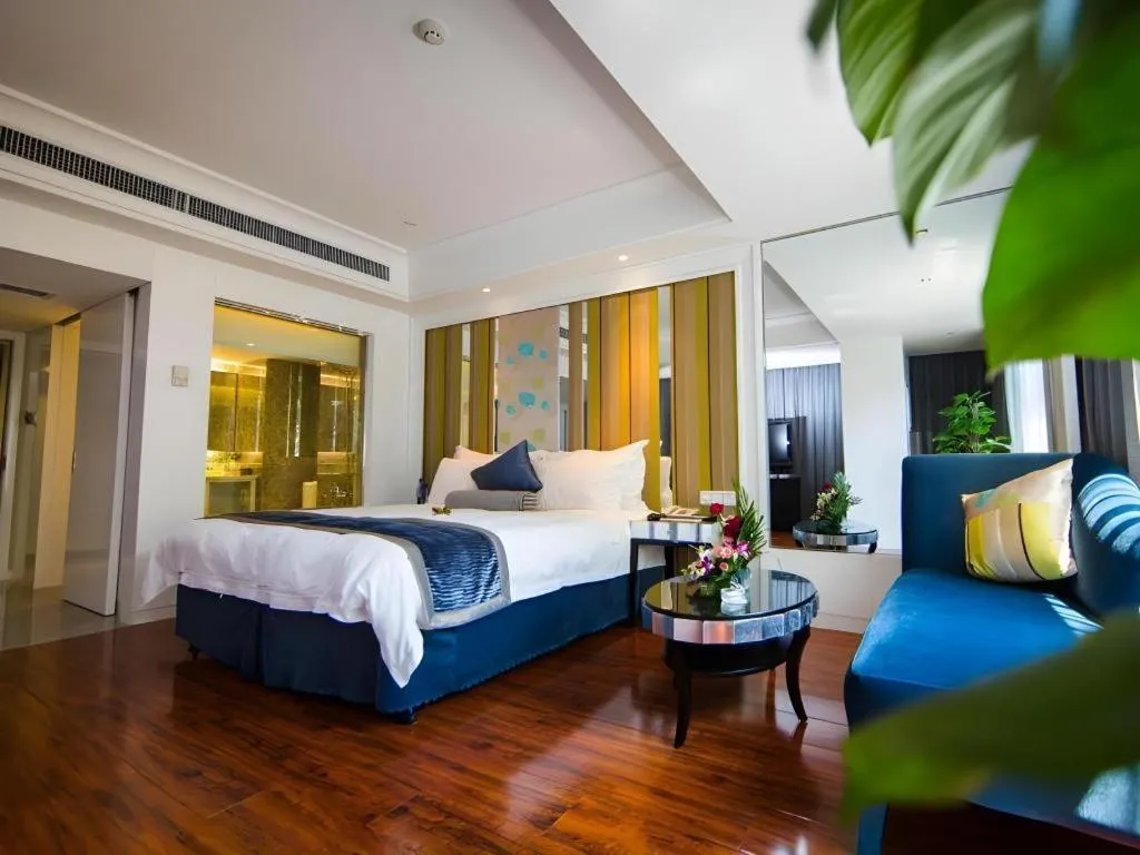 Bed in Wuyang Holiday Hotel Hangzhou