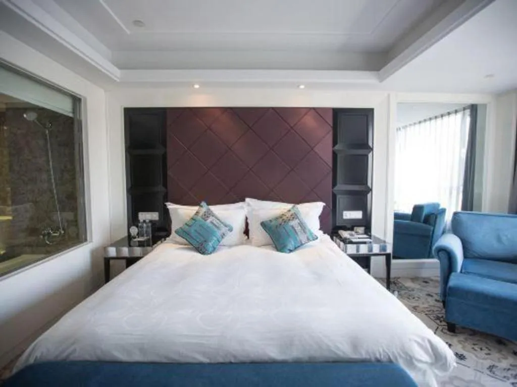 Bed in Wuyang Holiday Hotel Hangzhou
