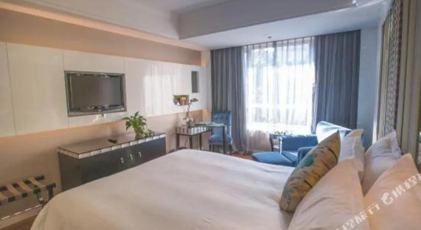 Bed in Wuyang Holiday Hotel Hangzhou