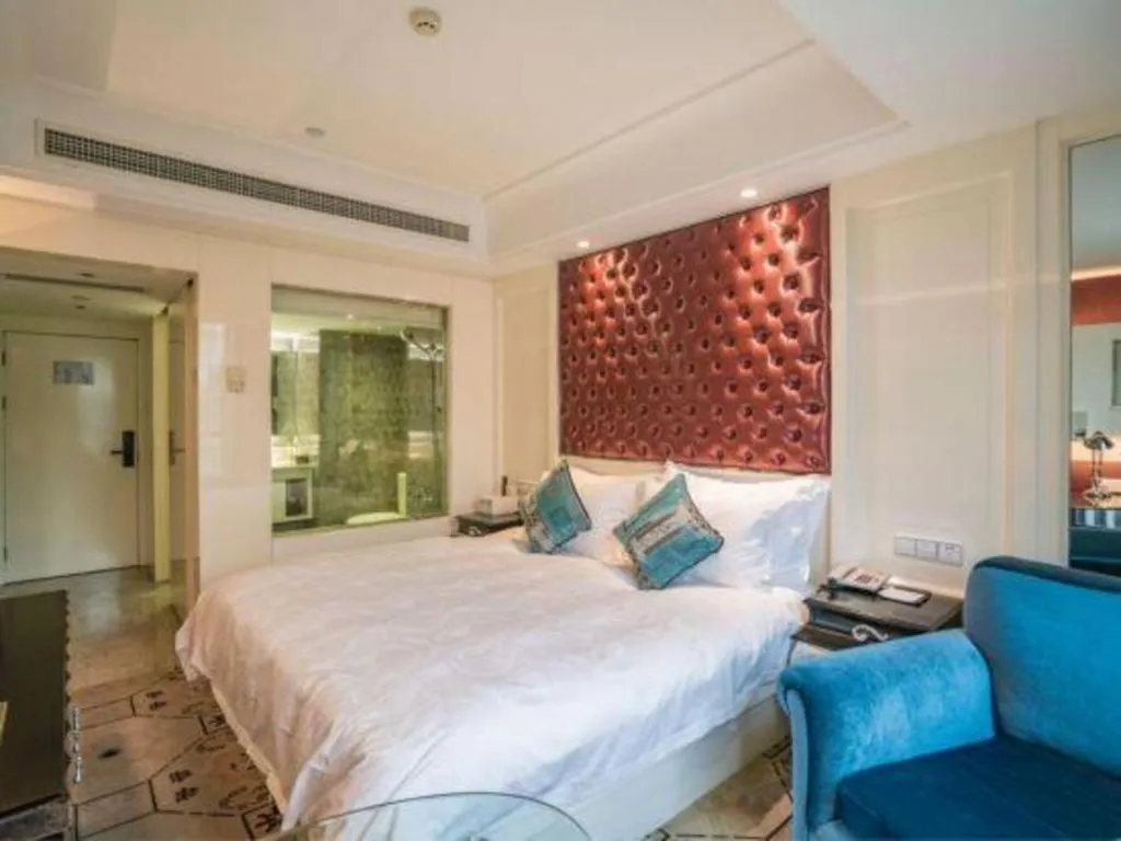 Bed in Wuyang Holiday Hotel Hangzhou
