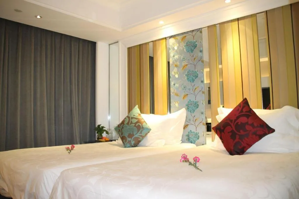 Bed in Wuyang Holiday Hotel Hangzhou