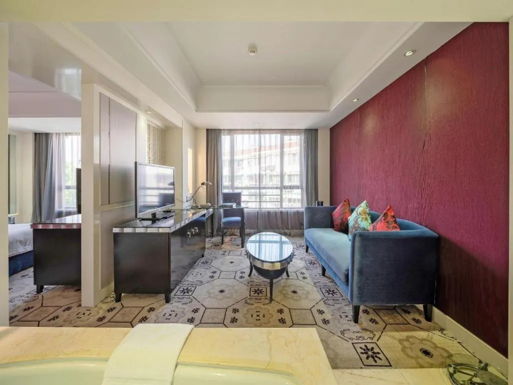 Bed in Wuyang Holiday Hotel Hangzhou