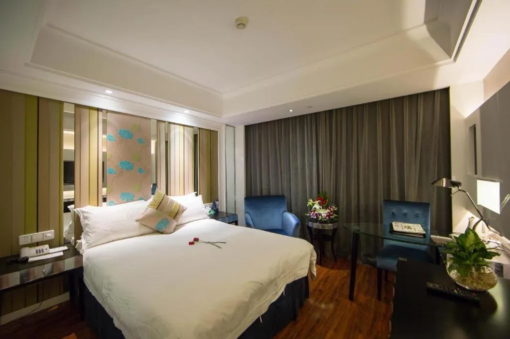 Bed in Wuyang Holiday Hotel Hangzhou