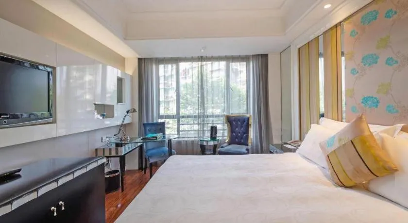 Bed in Wuyang Holiday Hotel Hangzhou