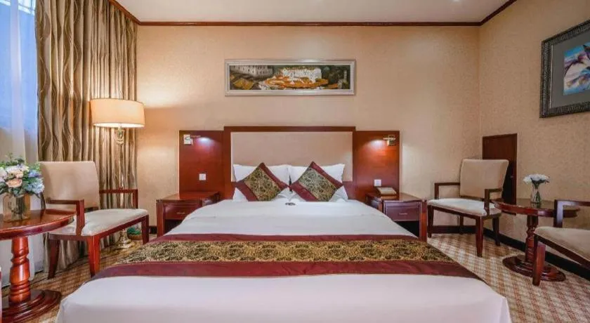 Bed in Nanning Yongjiang Hotel