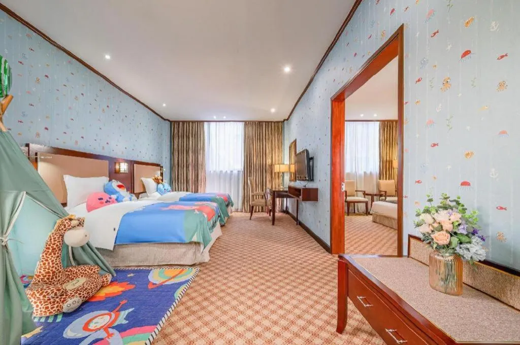 Bed in Nanning Yongjiang Hotel