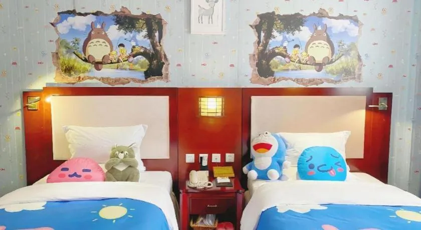 Bed in Nanning Yongjiang Hotel