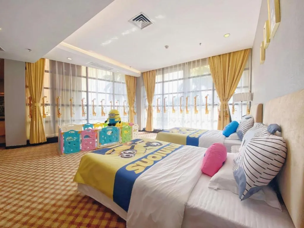 Bed in Nanning Yongjiang Hotel