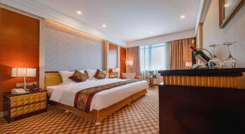 Bed in Nanning Yongjiang Hotel