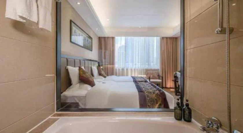 Bed in Nanning Yongjiang Hotel