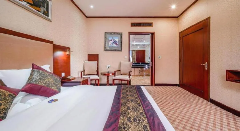 Bed in Nanning Yongjiang Hotel