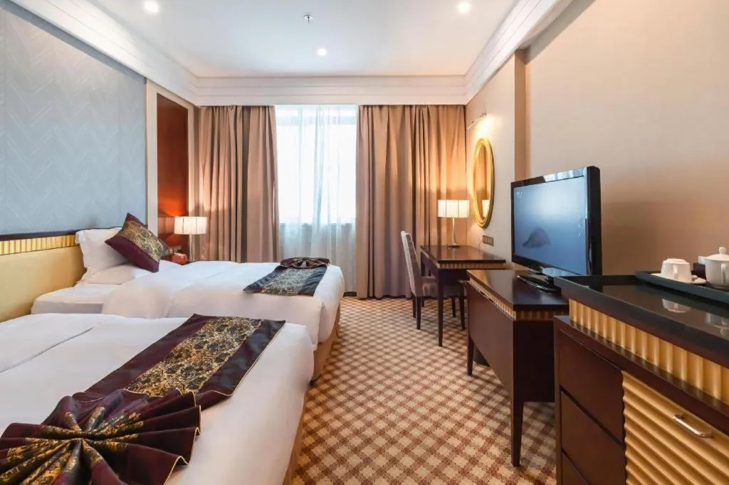 Bed in Nanning Yongjiang Hotel