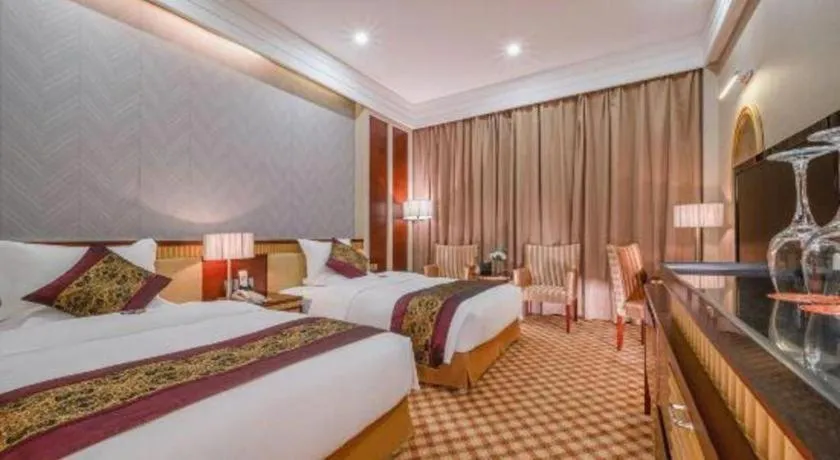 Bed in Nanning Yongjiang Hotel