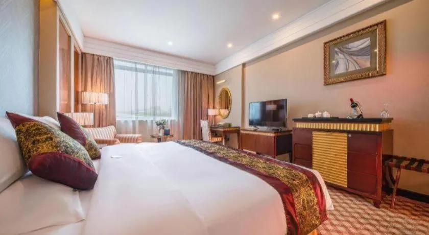 Bed in Nanning Yongjiang Hotel