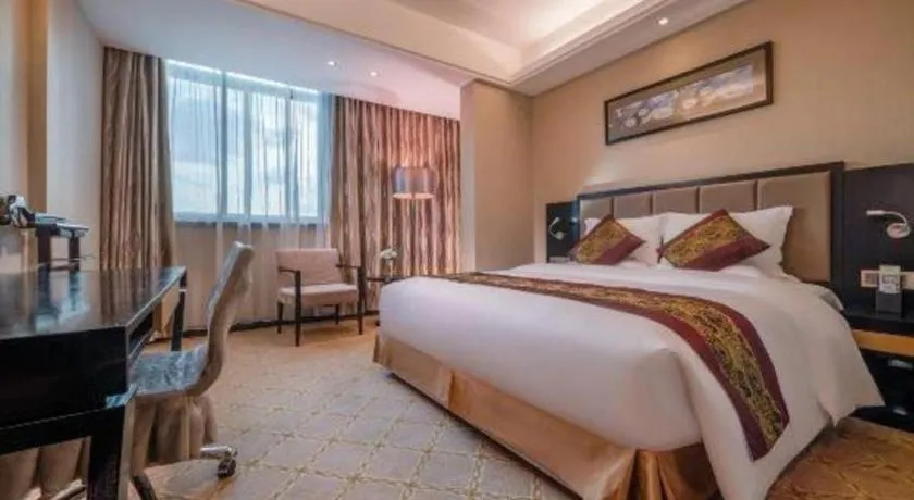 Bed in Nanning Yongjiang Hotel