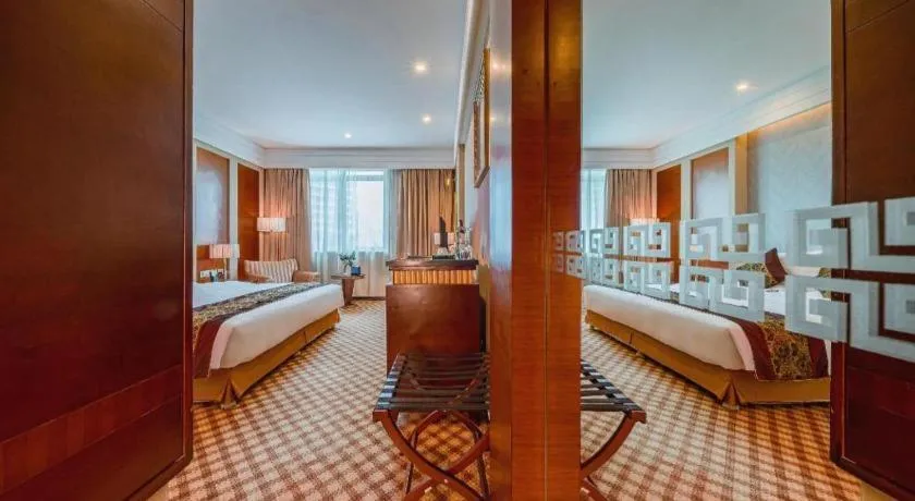 Bed in Nanning Yongjiang Hotel