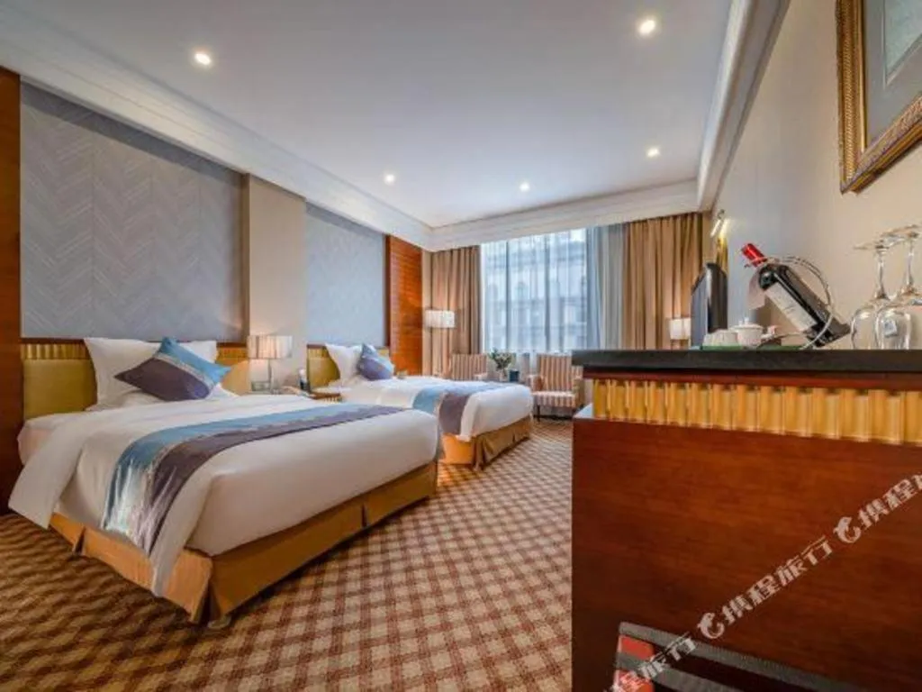 Bed in Nanning Yongjiang Hotel