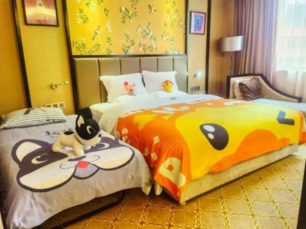 Bed in Nanning Yongjiang Hotel