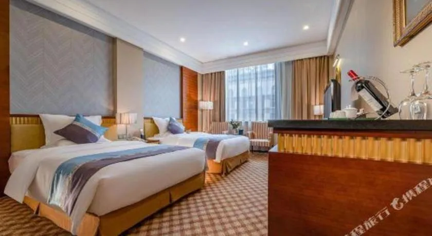 Bed in Nanning Yongjiang Hotel