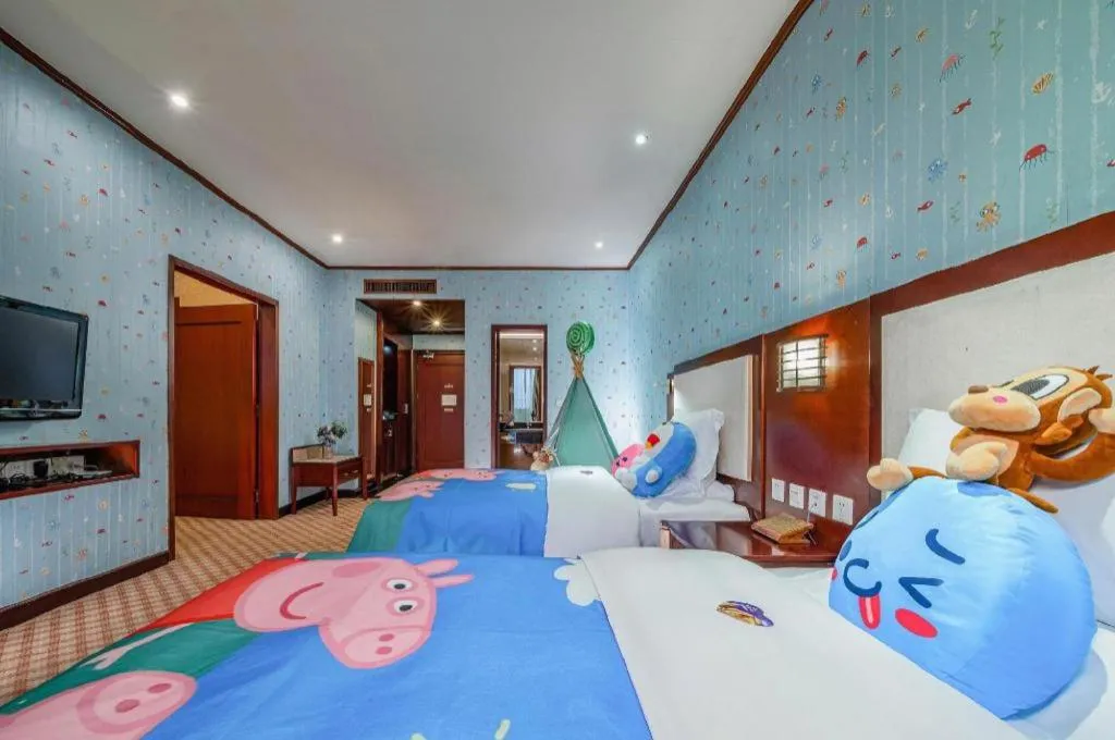 Bed in Nanning Yongjiang Hotel