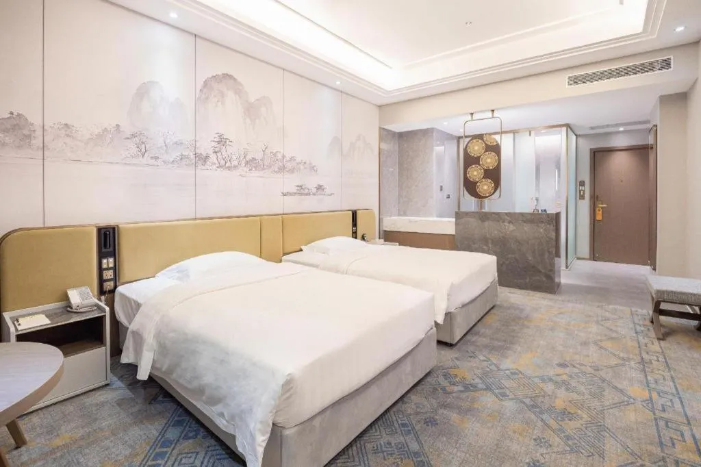 Bed in Nanning Yongjiang Hotel