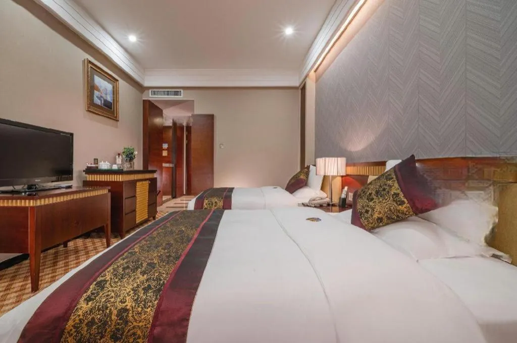 Bed in Nanning Yongjiang Hotel