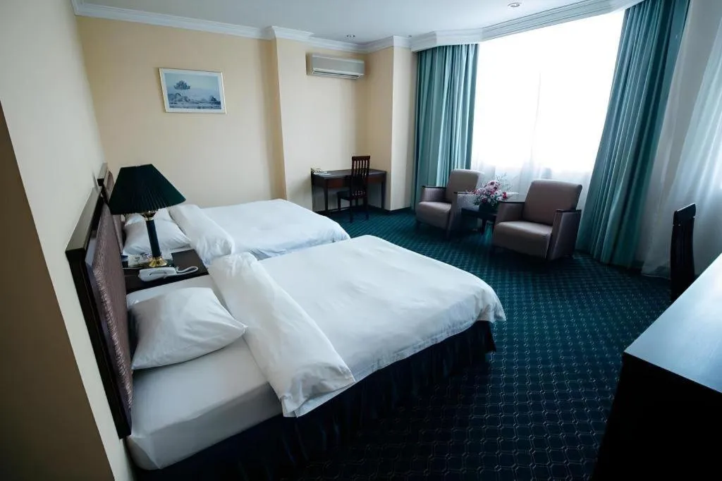 Bed in Traders Inn Brunei