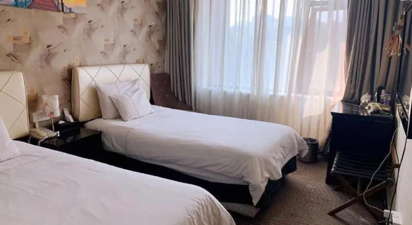 Bed in Nanjing Grand Da Qiao Hotel