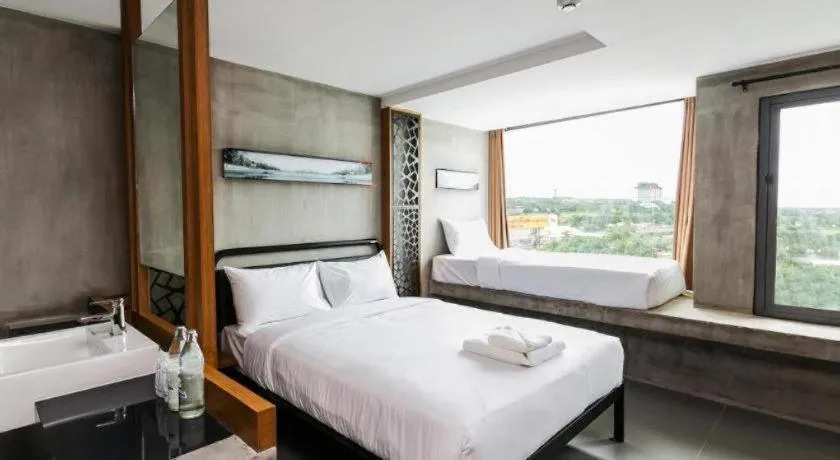 Bed in B2 Khon Kaen Boutique & Budget Hotel