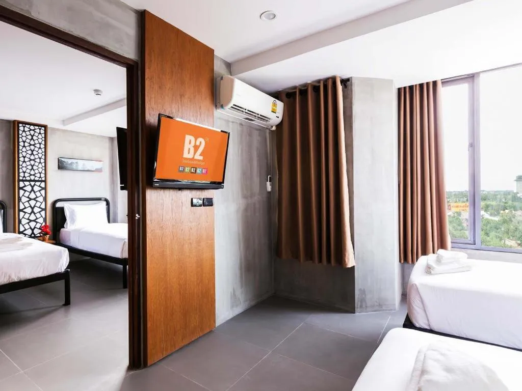 Bed in B2 Khon Kaen Boutique & Budget Hotel