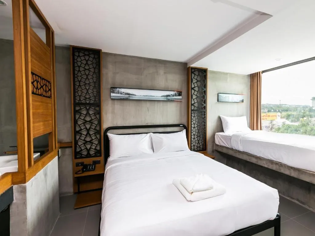 Bed in B2 Khon Kaen Boutique & Budget Hotel