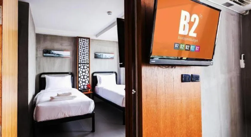 Bed in B2 Khon Kaen Boutique & Budget Hotel