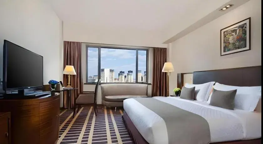 Bed in Kunming Jinjiang Hotel Bed in Kunming Jinjiang Hotel