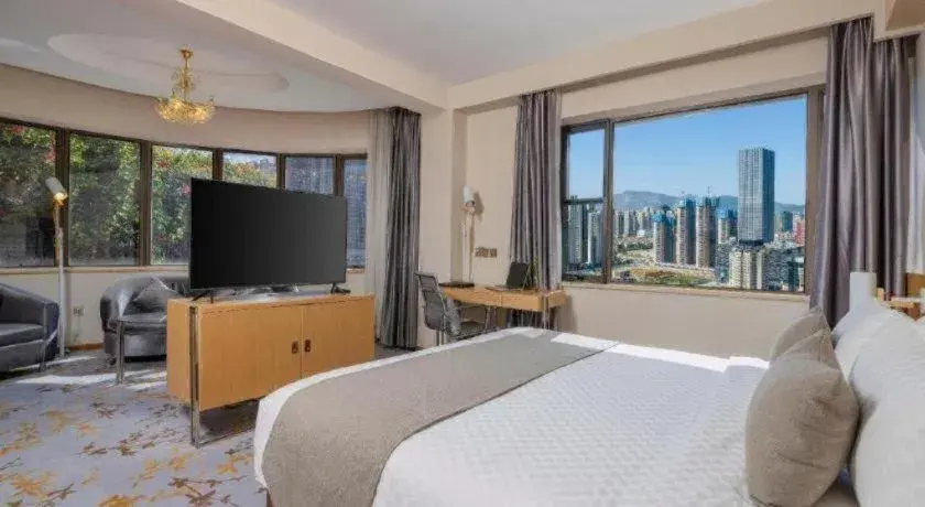 Bed in Kunming Jinjiang Hotel Bed in Kunming Jinjiang Hotel