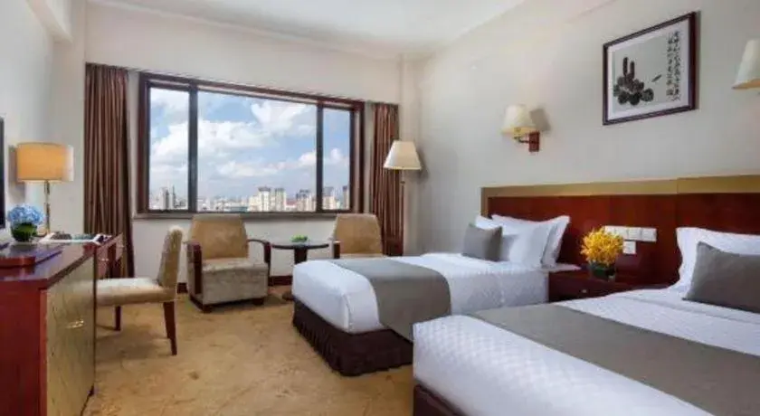 Bed in Kunming Jinjiang Hotel Bed in Kunming Jinjiang Hotel