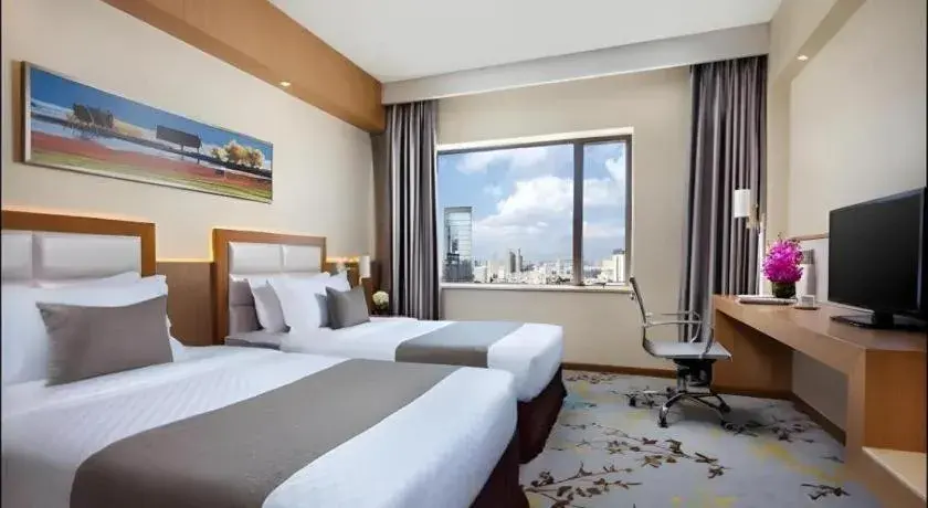 Bed in Kunming Jinjiang Hotel Bed in Kunming Jinjiang Hotel