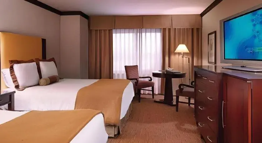 Bed in Ameristar Casino Hotel Kansas City Bed in Ameristar Casino Hotel Kansas City