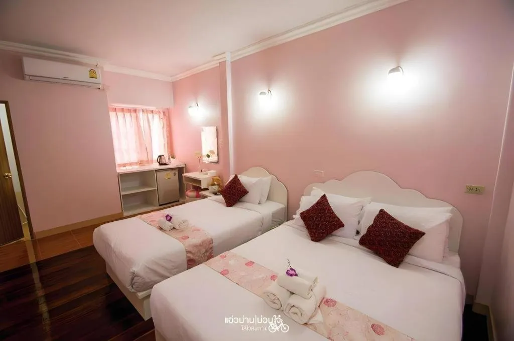 Bed in Wiangphumin Hotel