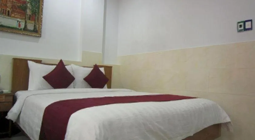 Bed in Thien Hoa Hotel