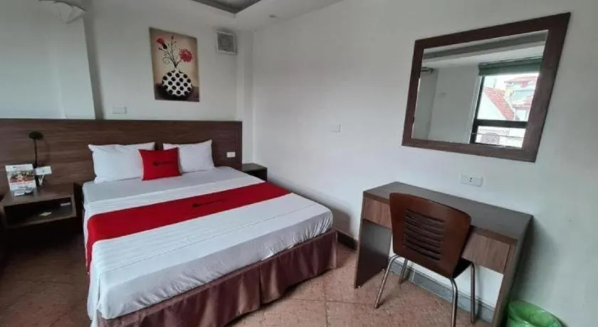 Bed in Ha Noi Vang Hotel Hoang Ngan